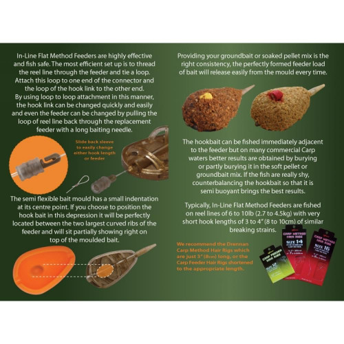 Хранилки за метод фидер Drennan In-Line Flat Method Feeder Large