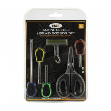 Комплект игли и инструменти NGT 6 Piece Plastic Baiting Set