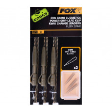 Готов монтаж Fox Edges Submerge Power Grip Lead Clip Kwik Change Leaders