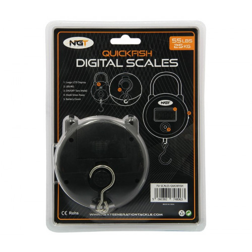 Електронен кантар NGT Quickfish  Scales - 25 kg