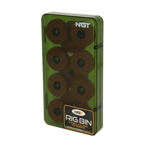 Класьор за монтажи NGT Rig Box With 8 + 3 Eva Rig