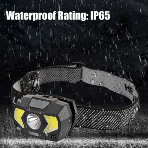 Челник със сензор зареждащ USB Charging Headlamp Sense