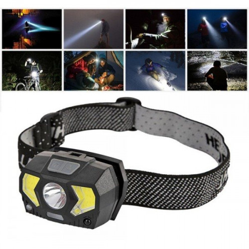 Челник със сензор зареждащ USB Charging Headlamp Sense
