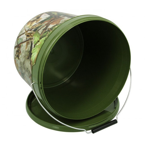 Кофа за риболов NGT Round Camo Bucket 5 литра