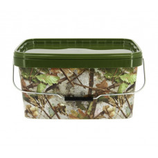 Кофа за риболов NGT Square Camo Bucket 12,5 литра