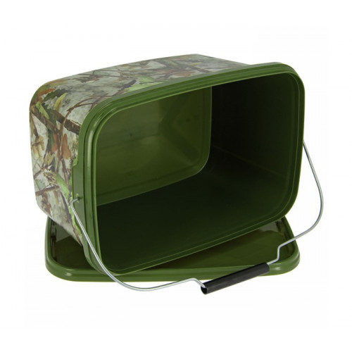 Кофа за риболов NGT Square Camo  Bucket 5 литра