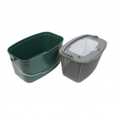 Кофа за жива стръв 7 л с метална дръжка Plastilys