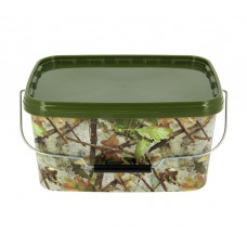 Кофа за риболов NGT Square Camo  Bucket 5 литра