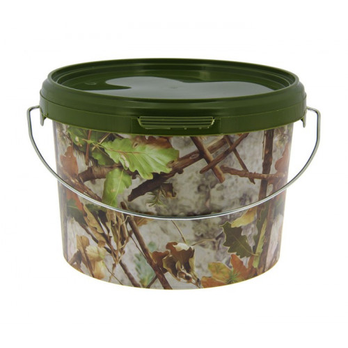 Кофа за риболов NGT Round Camo Bucket 5 литра