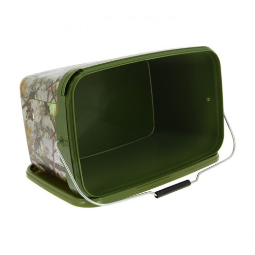 Кофа за риболов NGT Square Camo Bucket 12,5 литра