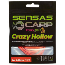 Кух ластик Sensas Crazy Hollow Elastic 800% Red 2.20 мм