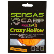 Кух ластик Sensas Crazy Hollow Elastic 800% Orange 1.85 мм