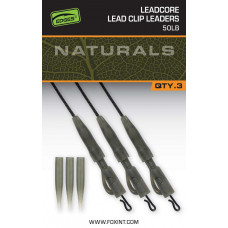 Готов монтаж Fox Edges Naturals Leadcore PG Lead Clip Leaders