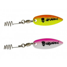 Листо за силиконова примамка Gunki Willow Pink Yellow