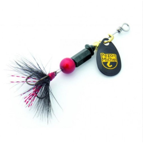Блесна с муха Pezon Michel Black