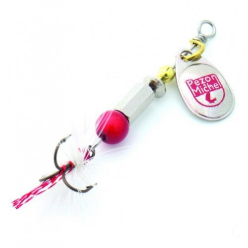 Блесна с муха Pezon Michel Rapide Silver