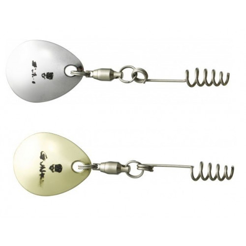 Листо за силиконова примамка Gunki Colorado Gold Silver