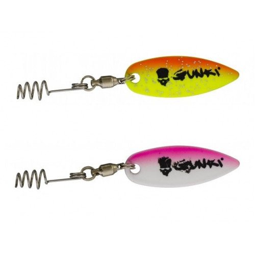 Листо за силиконова примамка Gunki Willow Pink Yellow