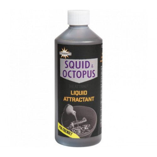 Атрактант Dynamite Baits Squid & Octopus Liquid 500 мл