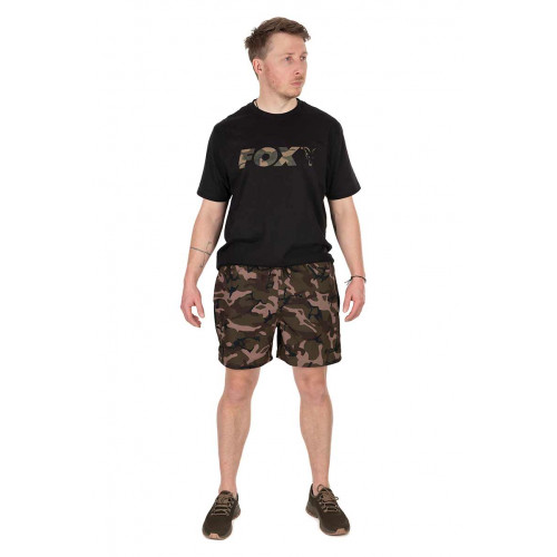 Къси панталони Fox Black/Camo LW Swim Shorts