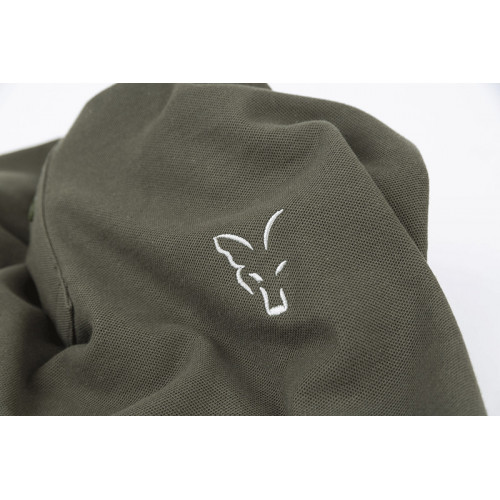 Тениска с яка Fox Collection Green Silver Polo Shirt