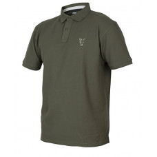 Тениска с яка Fox Collection Green Silver Polo Shirt