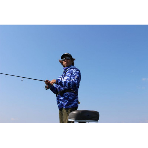 Блуза с качулка Owner Sun Block Hoodie Blue UPF50+ 