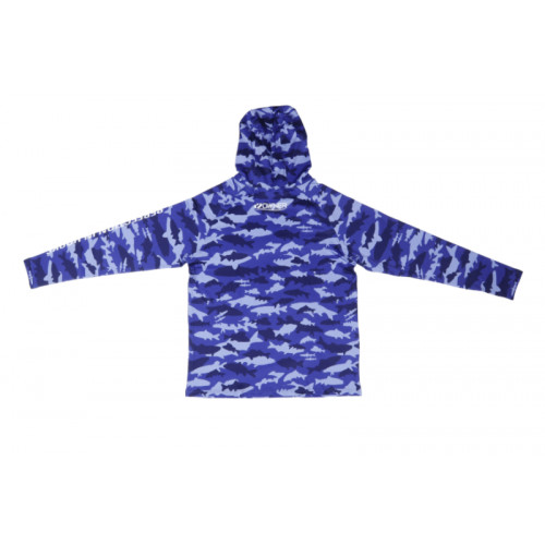 Блуза с качулка Owner Sun Block Hoodie Blue UPF50+ 