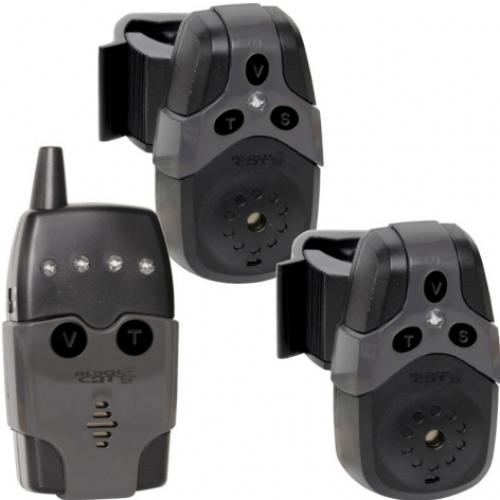 Сигнализатори за сомски риболов Black Cat Bite Alarm Set 2 2+1 pcs