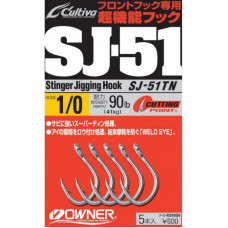 Куки Owner Stinger Jigging  SJ-51 TN
