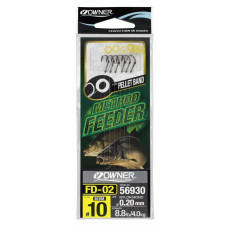 Вързани куки Owner Method Feeder Pellet Band - FD - 02