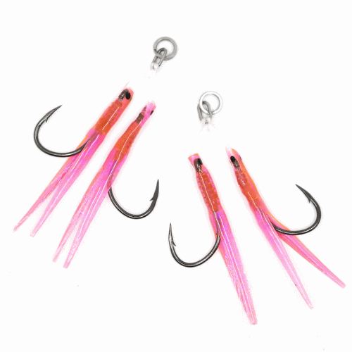 Асист куки за джиг Mustad Jigging Assist Pink