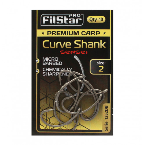 Куки  Filstar Curve Shank F1252DB