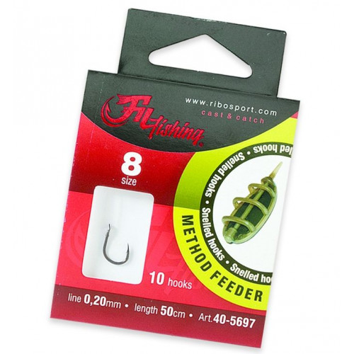 Вързани куки Fil Fishing Method Feeder Hooks