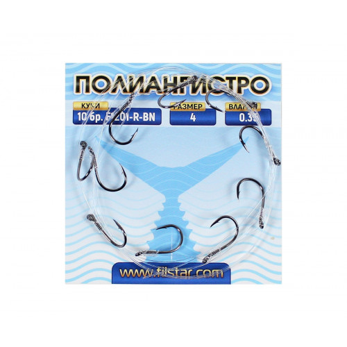 Вързани куки  Filstar Poliangistro F1201R BN