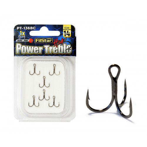 Тройни куки Filstar Power Treble 136BC - 1X