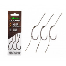 Вързани куки Korda Loop Rigs Klor