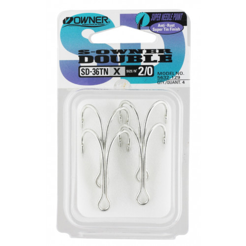 Двойни куки Owner SD-36 TIN