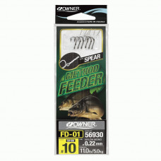Вързани куки с клин за топче Owner Method Feeder FD-01