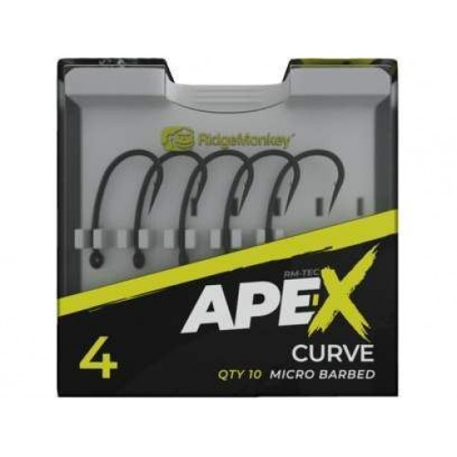 Шаранджийски куки RidgeMonkey RM Ape - X Curve Barbed