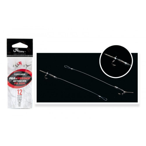 Вързани куки Fil Fishing Method Rig Fluoro