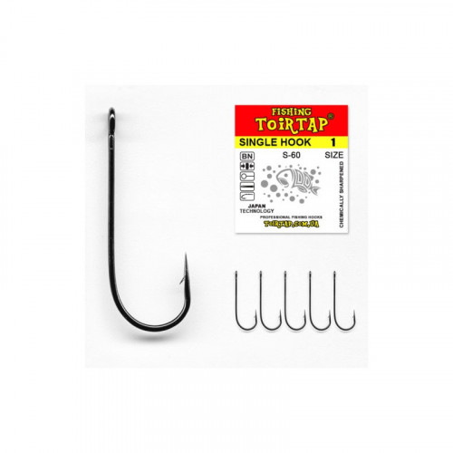 Куки Toirtap Single  Hook S - 60