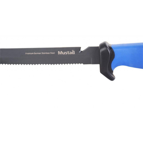 Назъбен нож Mustad Teflon Coated Knife 8"