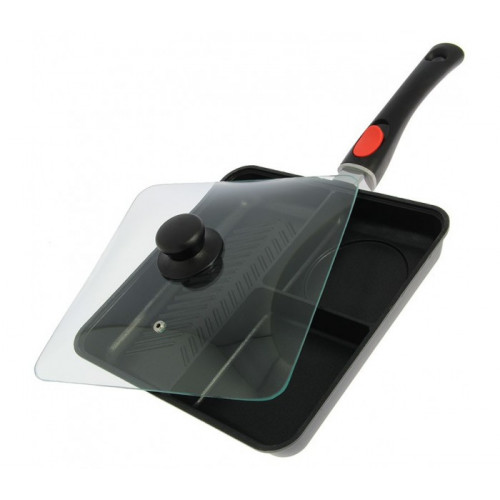 Тиган за готвене с капак NGT 3 Way Outdoor Flying Pan