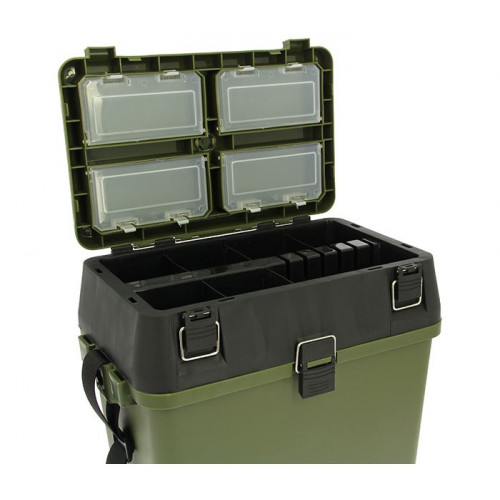 Куфар стол NGT Session Seat Box With Side Tray