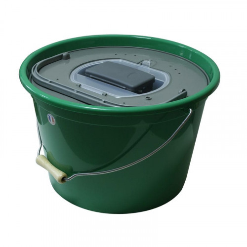 Кофа за жива стръв 25 литра кръгла+помпа Plastilys