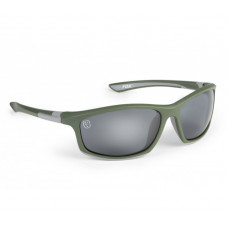 Поляризирани слънчеви очила Fox Collection Green & Silver Frame/Grey Lens