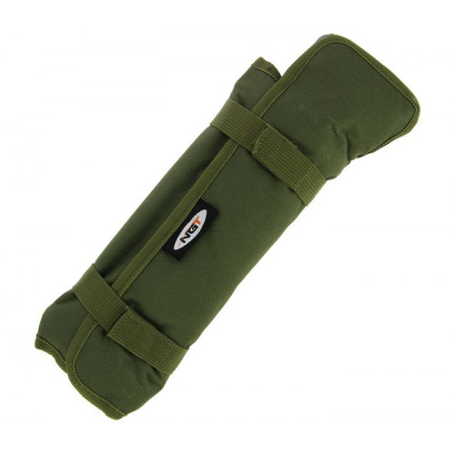 Комплект колчета за палатка с чук NGT Bivvy Pegs in Deluxe Roll up Case