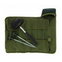 Комплект колчета за палатка с чук NGT Bivvy Pegs in Deluxe Roll up Case