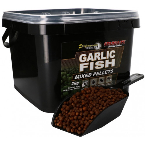 Пелети Starbaits Garlic & Fish Mixed Pellets 2 кг